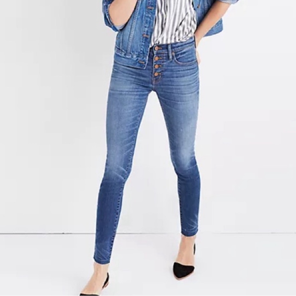 Madewell 9 inch high rise jeans